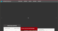 Desktop Screenshot of ferienregion-vinschgau.com