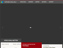 Tablet Screenshot of ferienregion-vinschgau.com